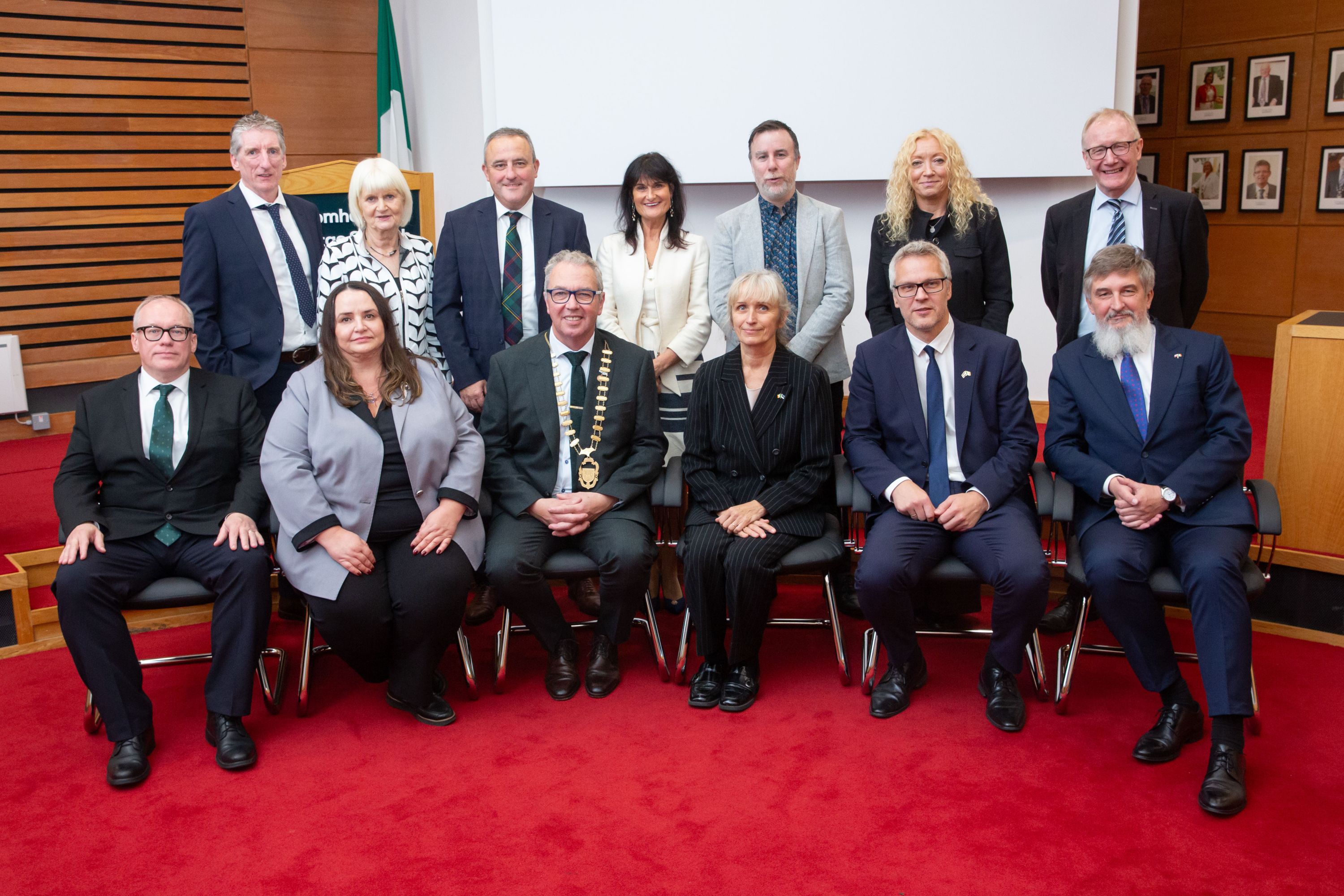 Sligo County Council Welcomes Ambassadors from Estonia, Latvia, Lithuania, Ukraine and Charg&eacute; d&rsquo;Affaires of Poland